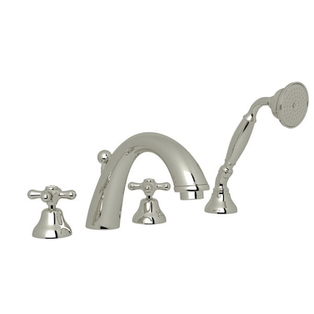 ROHL Verona 4-Hole Deck Mount Tub Filler A2764XMPN